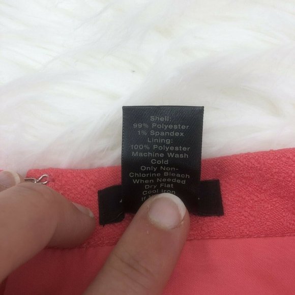 Ann Taylor Circle Flare Skirt Size 2 Pink Coral - Picture 4 of 6